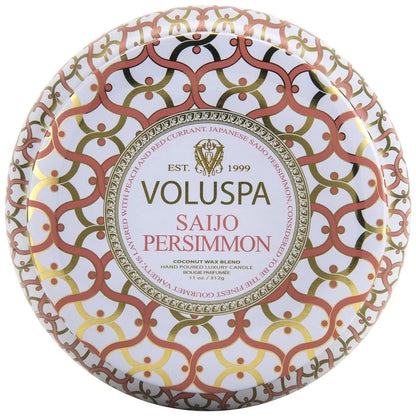 Saijo Persimmon 2 wick - Maison Metallo