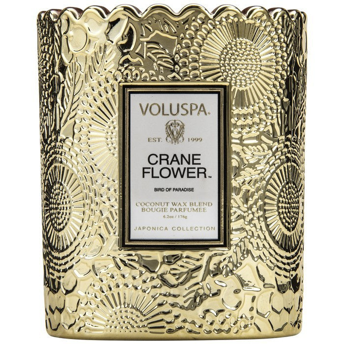 Crane Flower 1 wick - Scalloped Edge