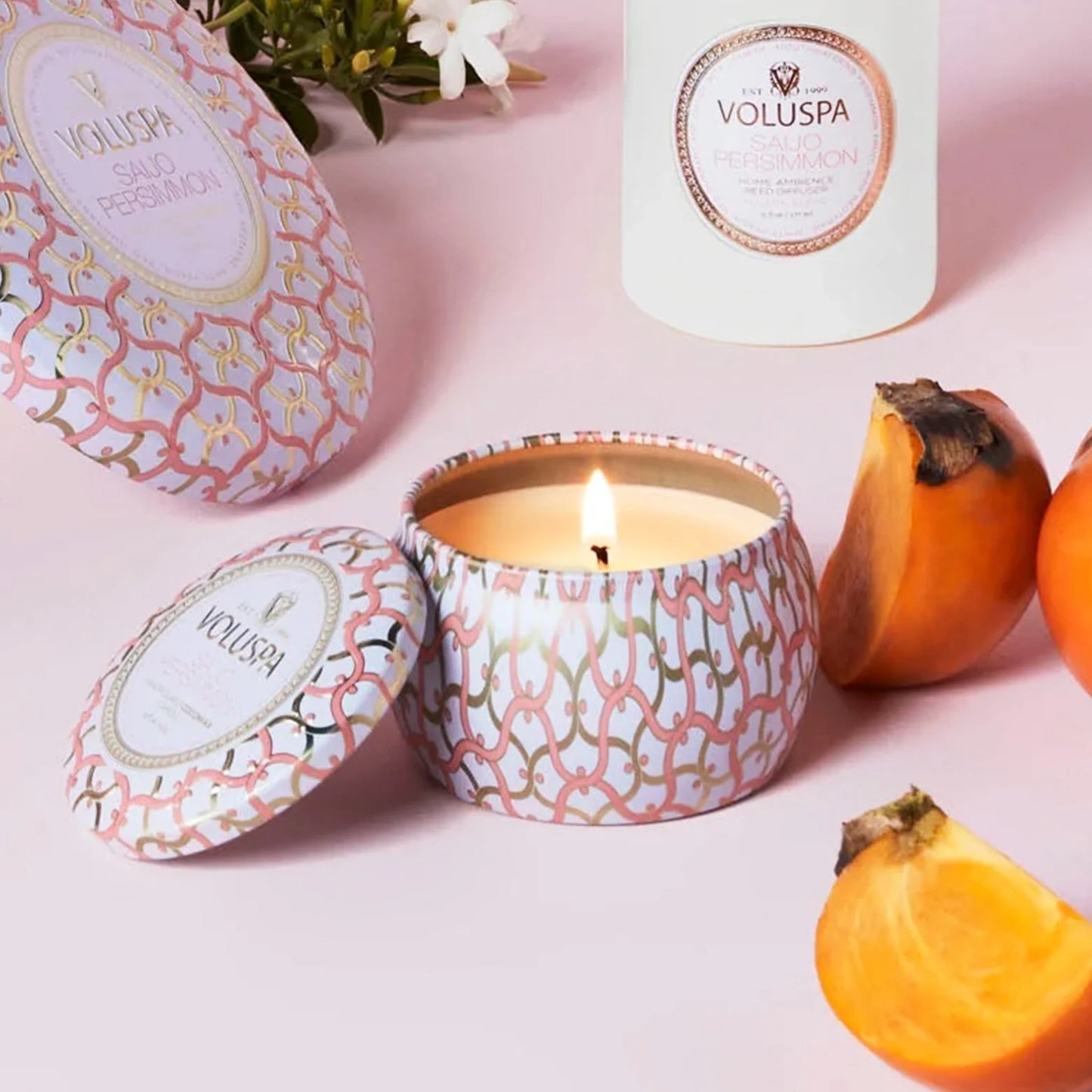 Saijo Persimmon 2 wick - Maison Metallo
